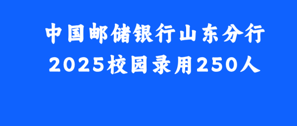 龙坤投资 中国邮储银行山东分行2025校园招聘录用250人，山东女子第一